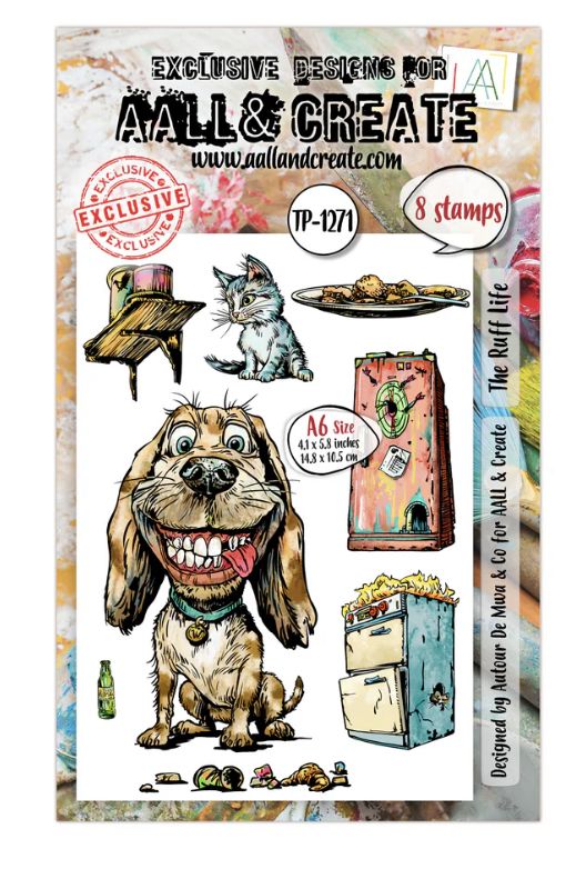 The Ruff Life Stamp Set 8 Stamps
