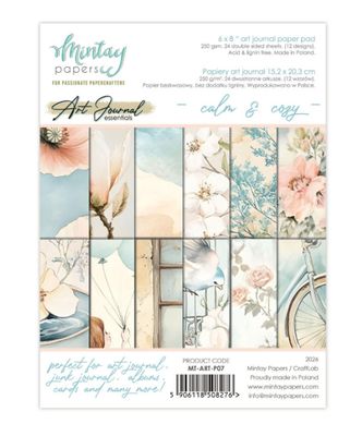 Mintay - Cozy &amp; Calm 6x8 Art Journal Paper Pad