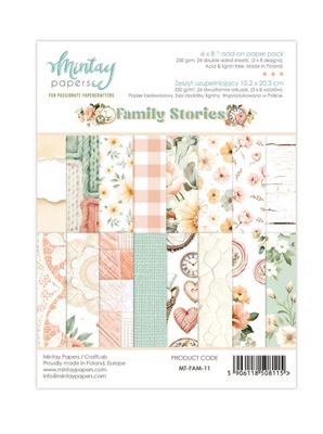 Mintay - Family Stories 6x8 Add-on Paper Pad