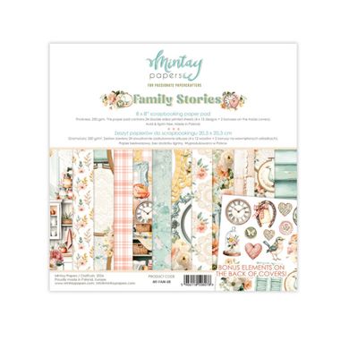 Mintay - Family Stories 8x8 Paper Pad