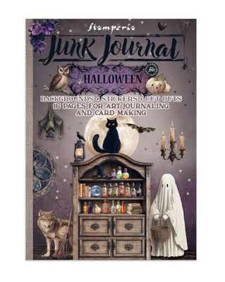 Stamperia - Halloween Junk Journal Ephemera/Stickers 16pgs