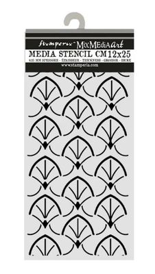 Stamperia - Oriental Garden Borders Laser Cut Stencil 1pc