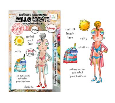 AALL&amp;CREATE - Salty Dee A7 Stamp Set