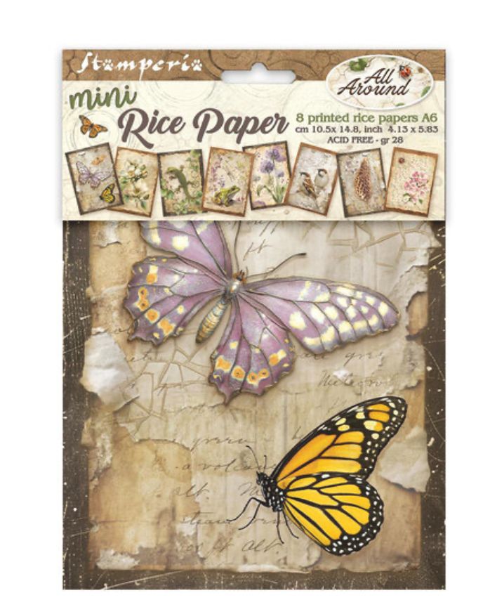 Stamperia - All Around A6 Mini Rice Paper