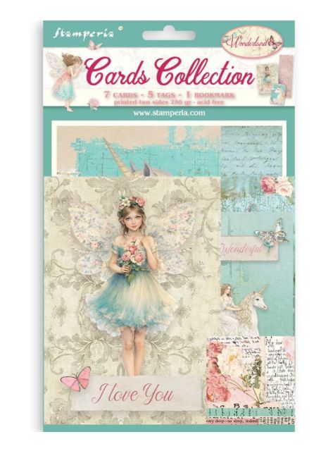 Stamperia - Wonderland,  Card Collection