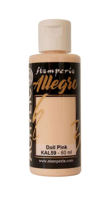 Stamperia - Allegro Paint,   Doll Pink 60ml