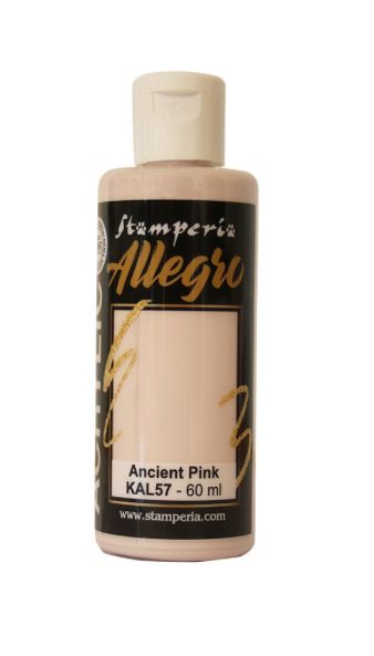 Stamperia - Allegro Paint,   Ancient Pink 60ml