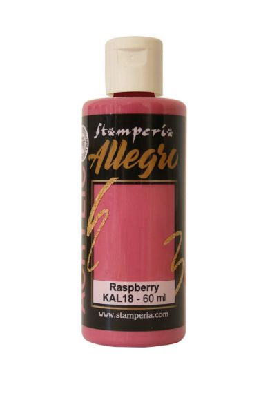 Stamperia - Allegro Paint,   Raspberry 60ml