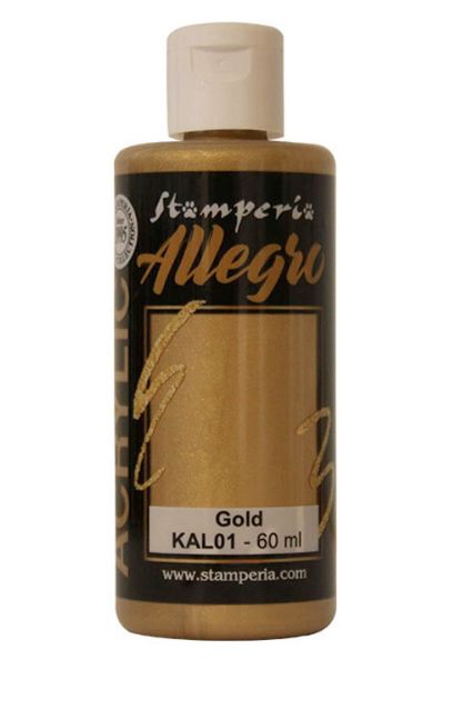 Stamperia - Allegro Paint,   Gold 60ml