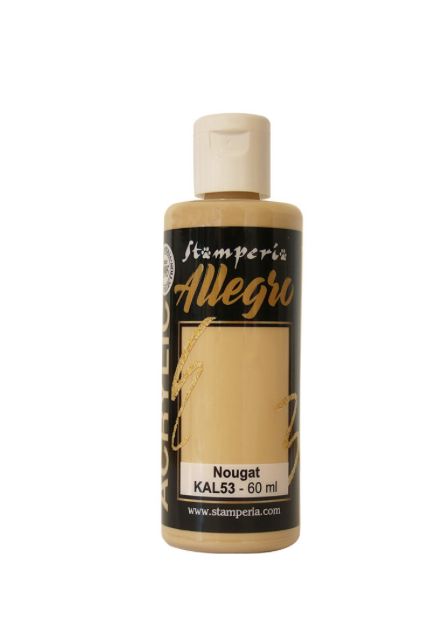 Stamperia - Allegro Paint,   Nougat 60ml