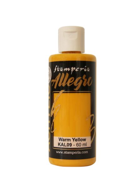 Stamperia - Allegro Paint,   Warm Yellow 60ml