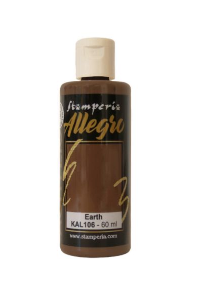 Stamperia - Allegro Paint,   Earth 60ml