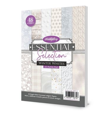 Hunkydory Crafts - Essential Selection Paper Pad,  Winter Whites