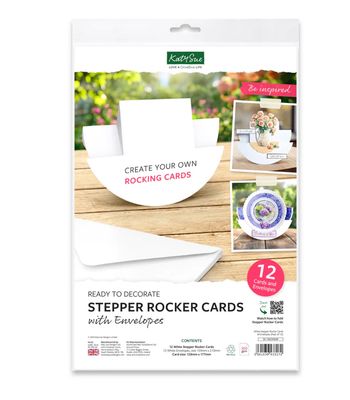 Katy Sue - Stepper Rocker Cards White 12pk