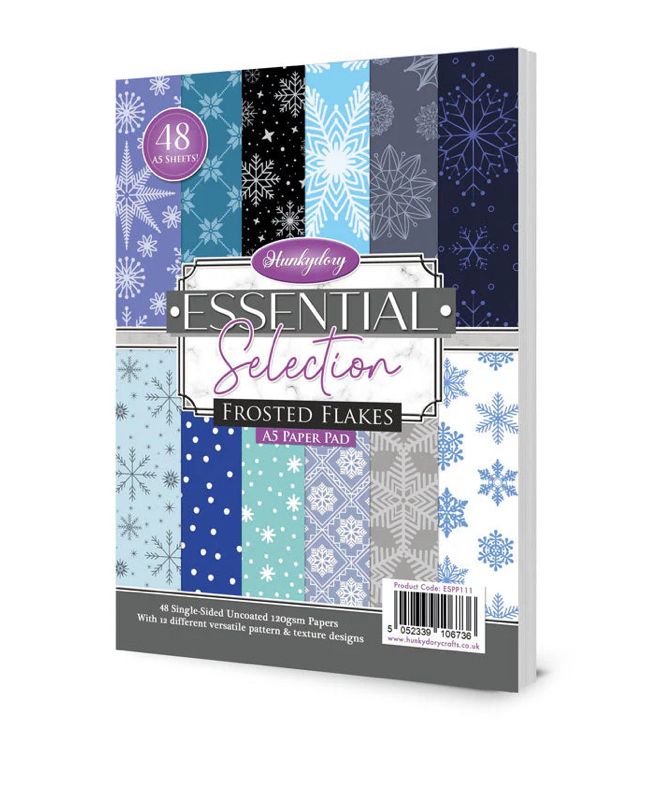 Hunkydory Crafts - Essentials Selection Paper Pad,  Frosted Flakes