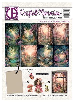 Creatief Art - Whispering Forest  A6 Paper Pad