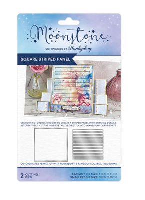 Hunkydory Moonstone - Square Striped Panel Cutting Die