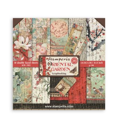 Stamperia - Oriental Garden 8x8 Paper Pad