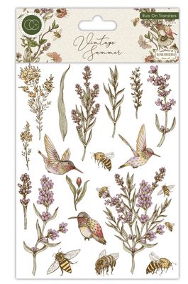 Craft Consortium - Rub-On Transfers Vintage Summer
