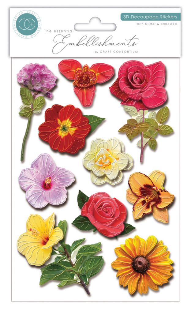Craft Consortium - 3D Decoupage Flowers 006