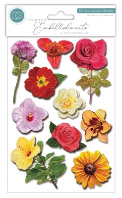 Craft Consortium - 3D Decoupage Flowers 006