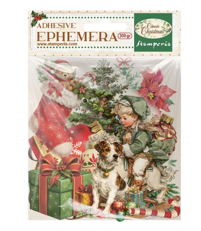 Stamperia - Classic Christmas Printed Decorative Ephemera