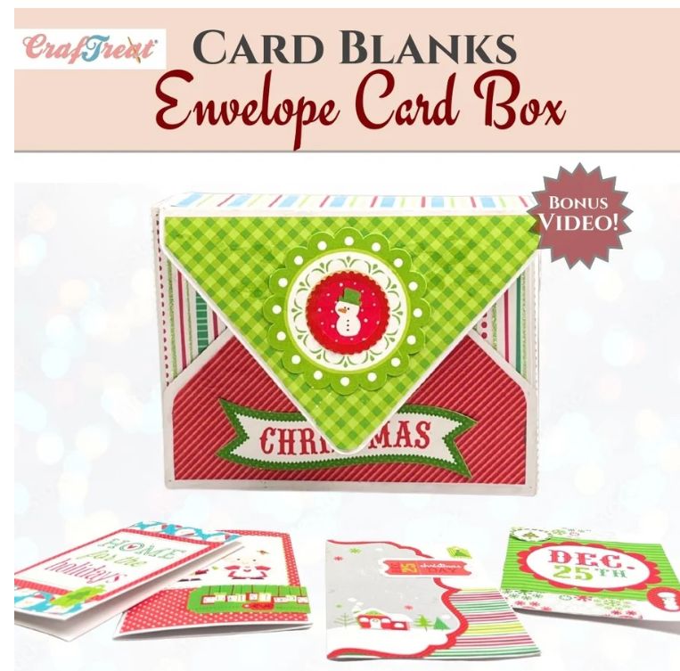 CrafTreat Card Blanks - Envelope Card Box