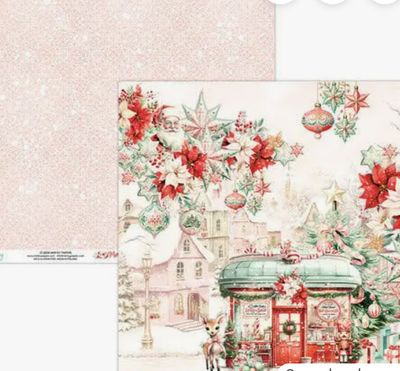 Mintay - Merry &amp; Joy 12x12 Patterned Paper 03 Single Sheet
