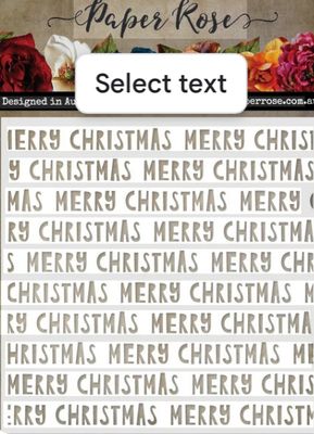 Paper Rose Studio - Wonky Merry Christmas Stencil