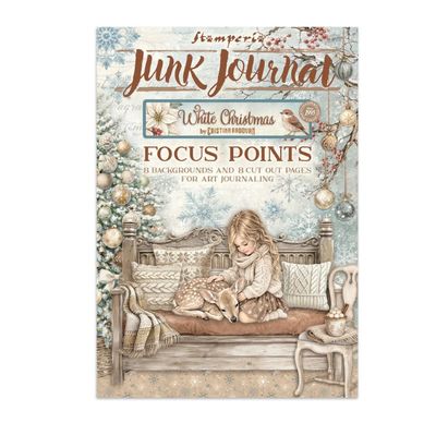 Stamperia - White Christmas Junk Journal Focus Points