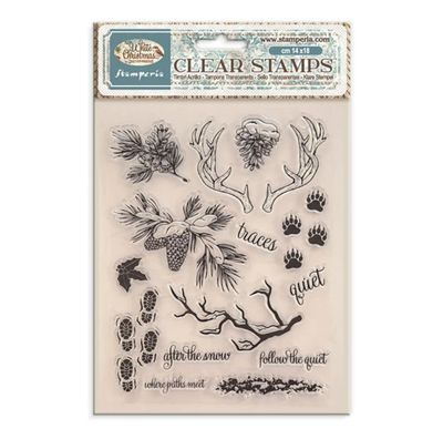 Stamperia - White Christmas Decorative Acrylic Stamp