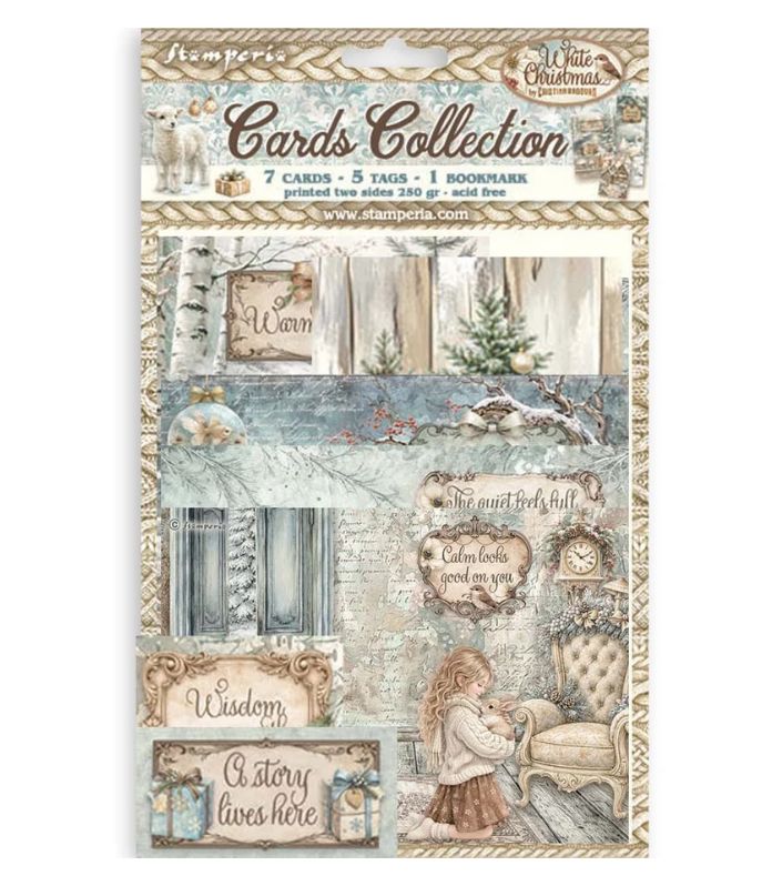 Stamperia - White Christmas Card Collection