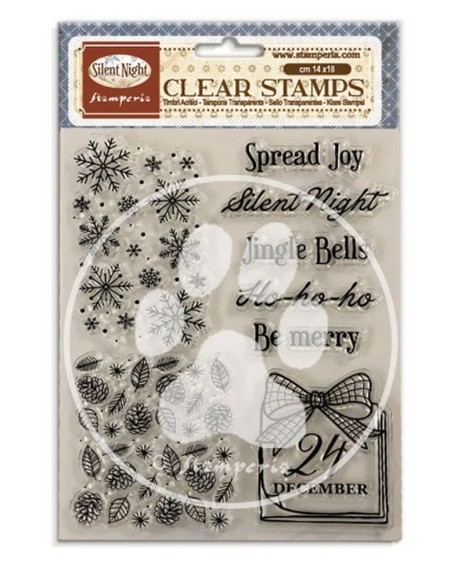 Stamperia - Silent Night Clear Stamp Set