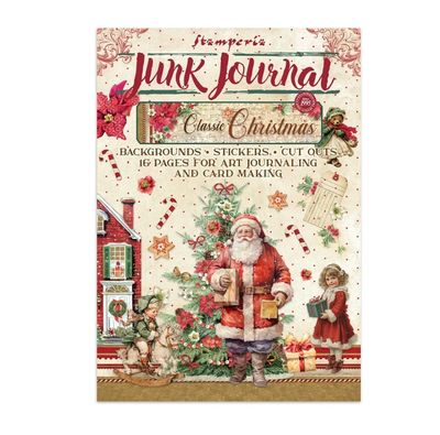 Stamperia - Classic Christmas Junk Journal Backgrounds, Stickers, Cutouts