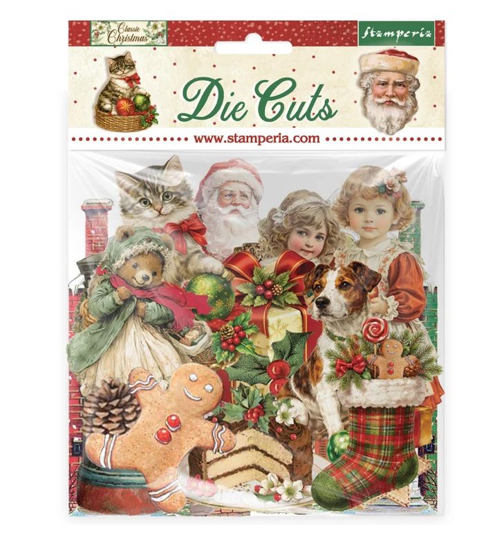 Stamperia - Classic Christmas Decorative Die Cuts