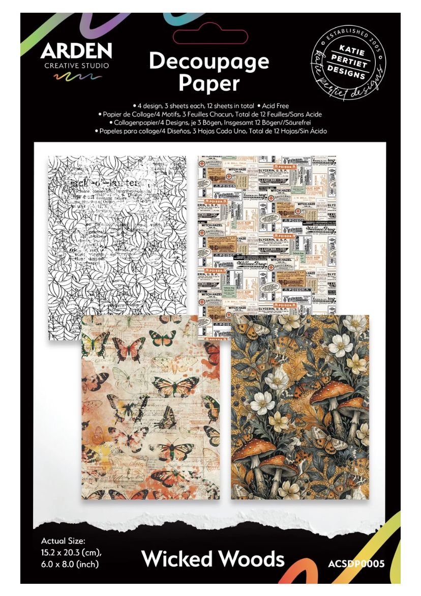 Arden Creative Studio - Wicked Woods 6x8 Decoupage Paper