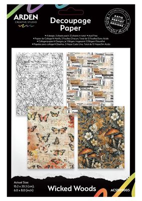 Arden Creative Studio - Wicked Woods 6x8 Decoupage Paper