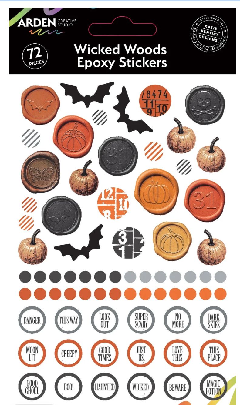 Arden Creative Studio - Wicked Woods Epoxy Stickers