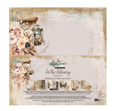 Alchemy Of Art - In The Library 12x12 Collection