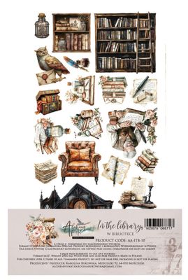 Alchemy Of Art - In The Library 6x12 Extra Paper Set