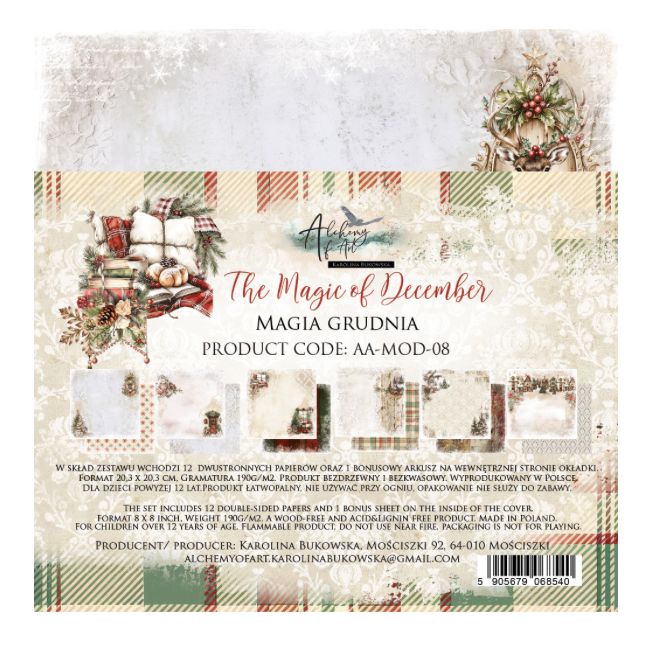 Alchemy Of Art - Magic Of December 8x8 Paper Collection