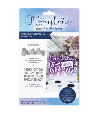 Hunkydory Moonstone - Everyday Greetings, Birthday