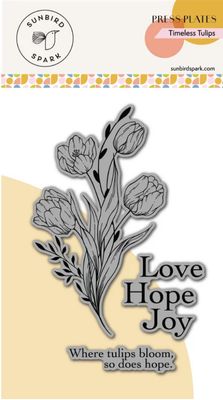 Sunbird Spark - Timeless Tulip Press Plate