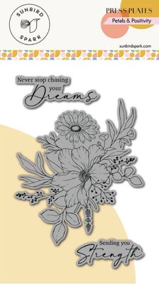 Sunbird Spark - Petals &amp; Positivity Press Plate