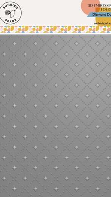 Sunbird Spark - Diamond Dusk 3D Embossing Folder 1pc