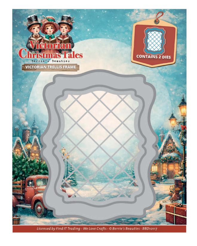 Find It Trading - Victorian Christmas Tales, Victorian Trellis Frame