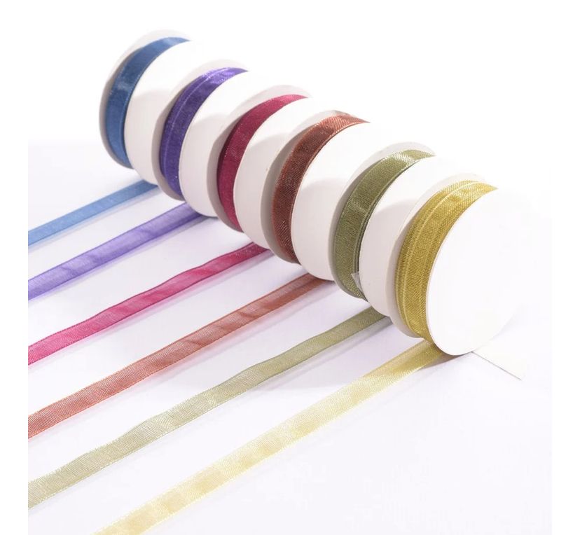 Vaessen Creative - Autumn Organza Ribbon, 6 Colours