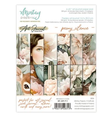 Mintay - Peony Silence 6x8 Art Journal Paper Pad