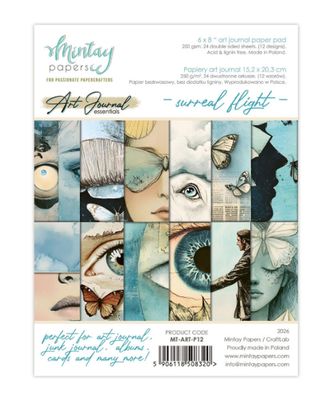 Mintay - Surreal Flight  6x8 Art Journal Paper Pad