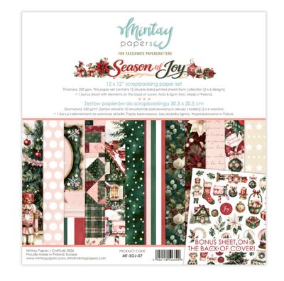 Mintay - Season Of Joy 12x12 Paper Set